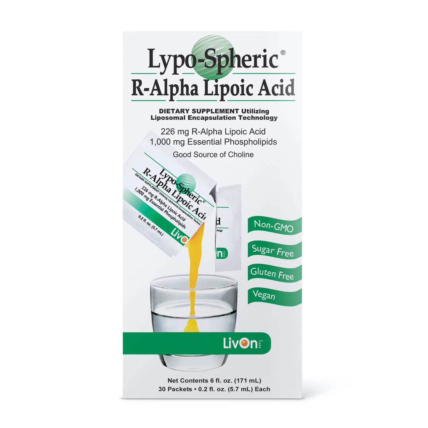 Lypo-Spheric® R-Alpha Lipoic Acid carton