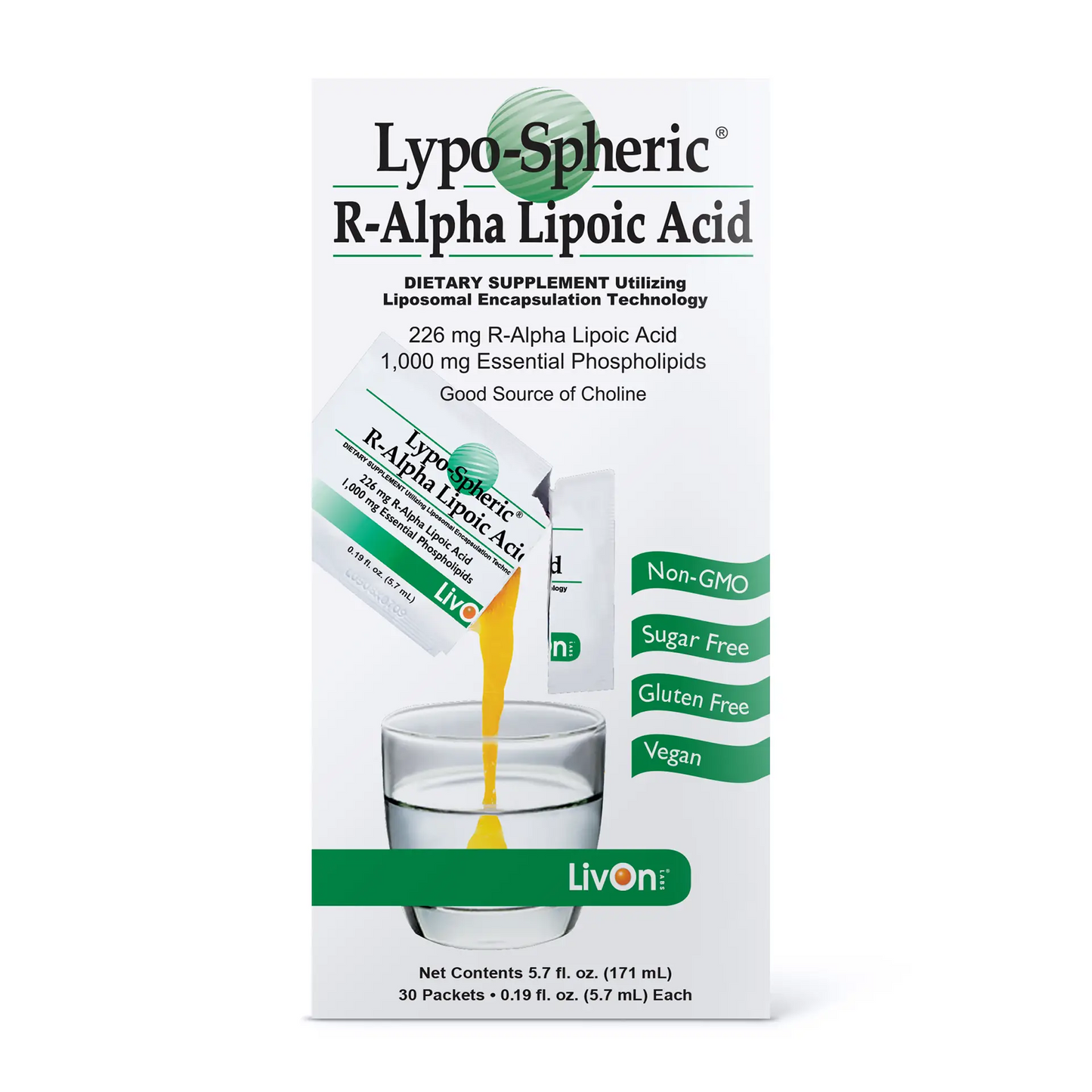 Lypo-Spheric® R-Alpha Lipoic Acid carton